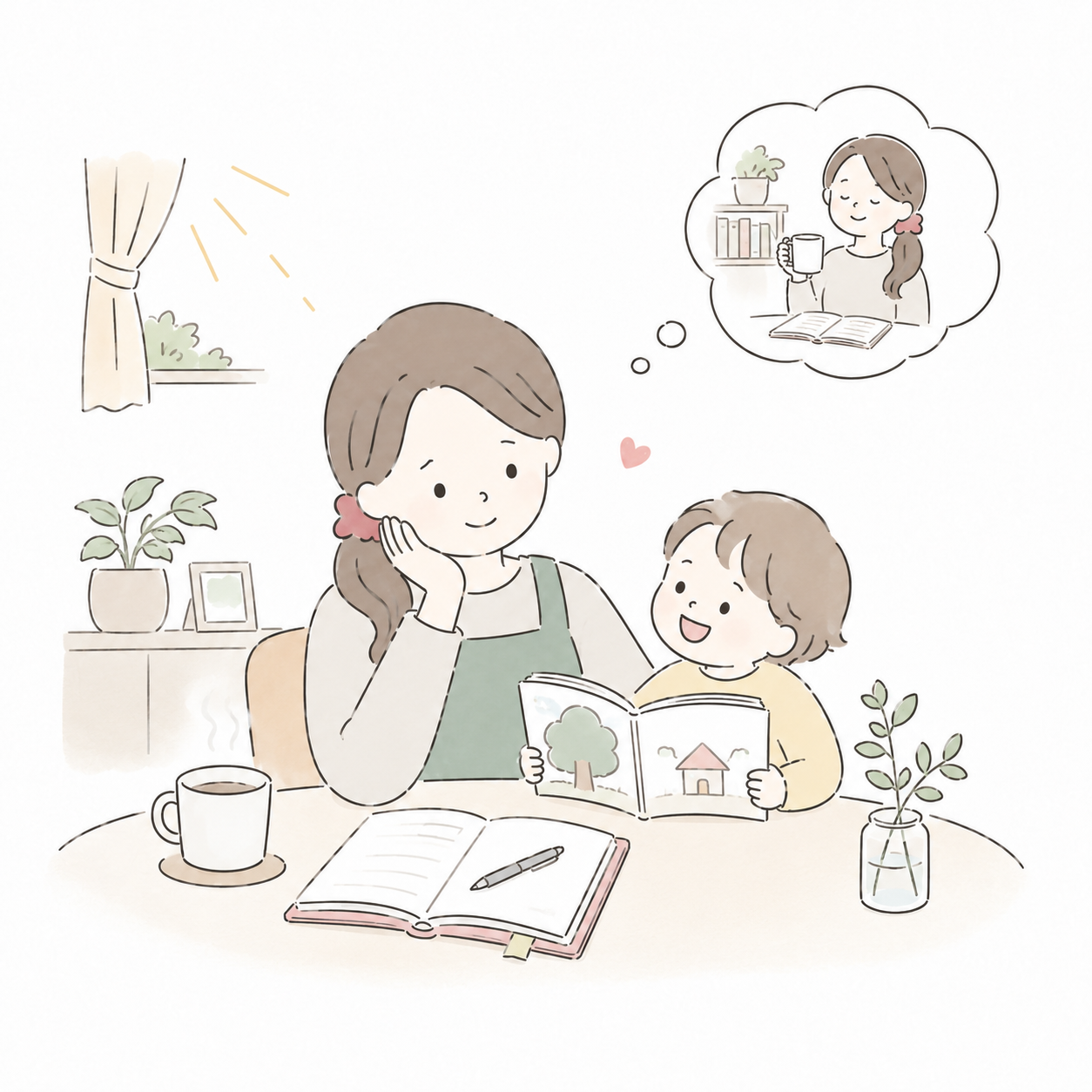 親子の時間と自分の余白を味わうこれからのイメージ